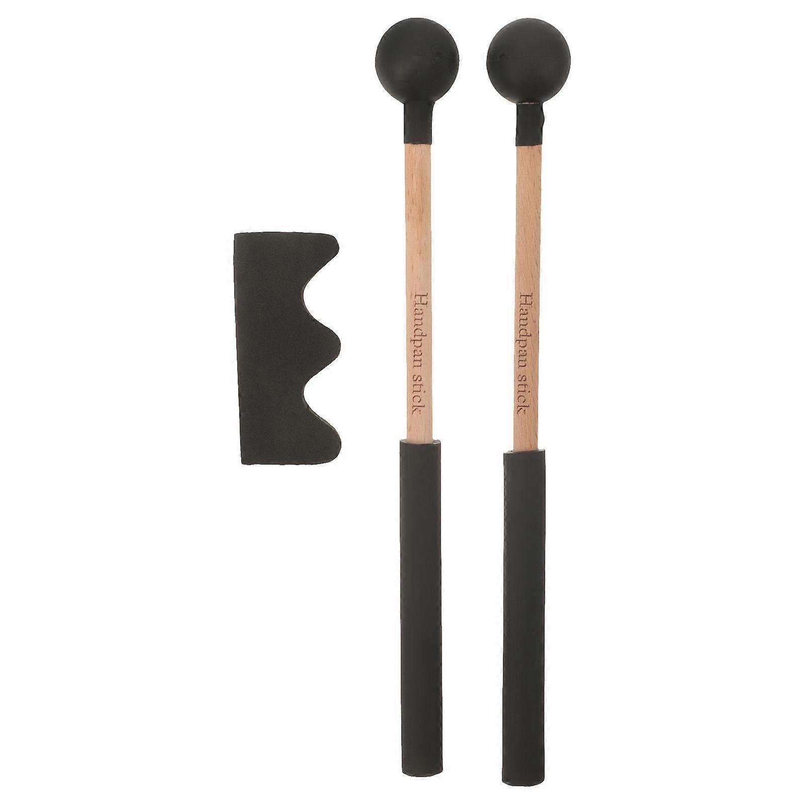 Wooden Handle Drumsticks for Practice 4Pcs Tongue Drum Mallets
