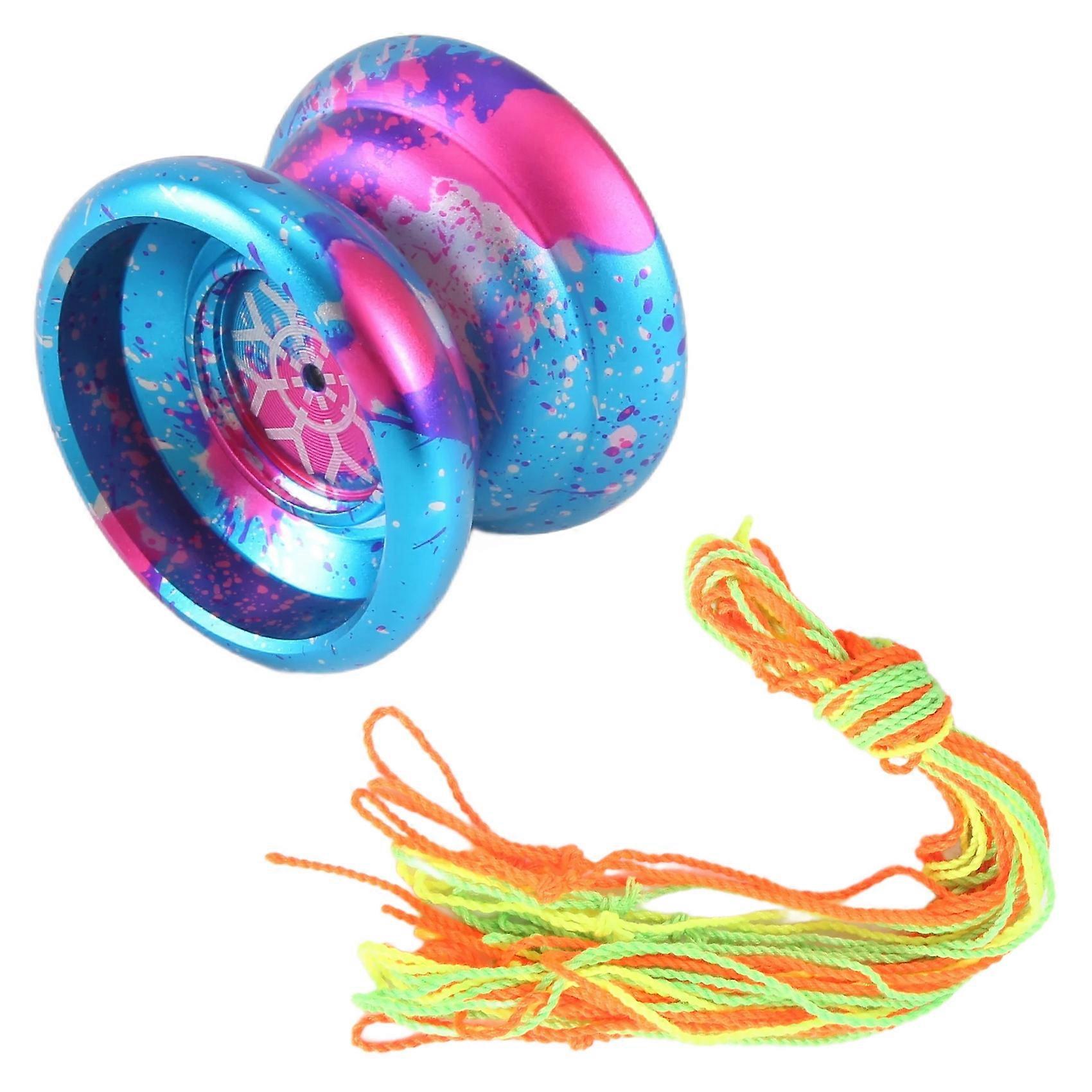 Unresponsive Yoyo,Professional Yoyo for Kids,Aluminum Beginner Yo-Yos Ball for Yoyos Players with 10 Yo Yo Strings