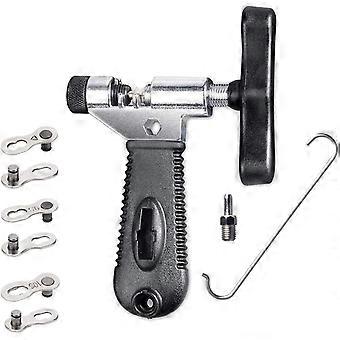 Bike Chain Splitter + 3 Pairs Bicycle Missing Link, Universal Bike Chain Cutter