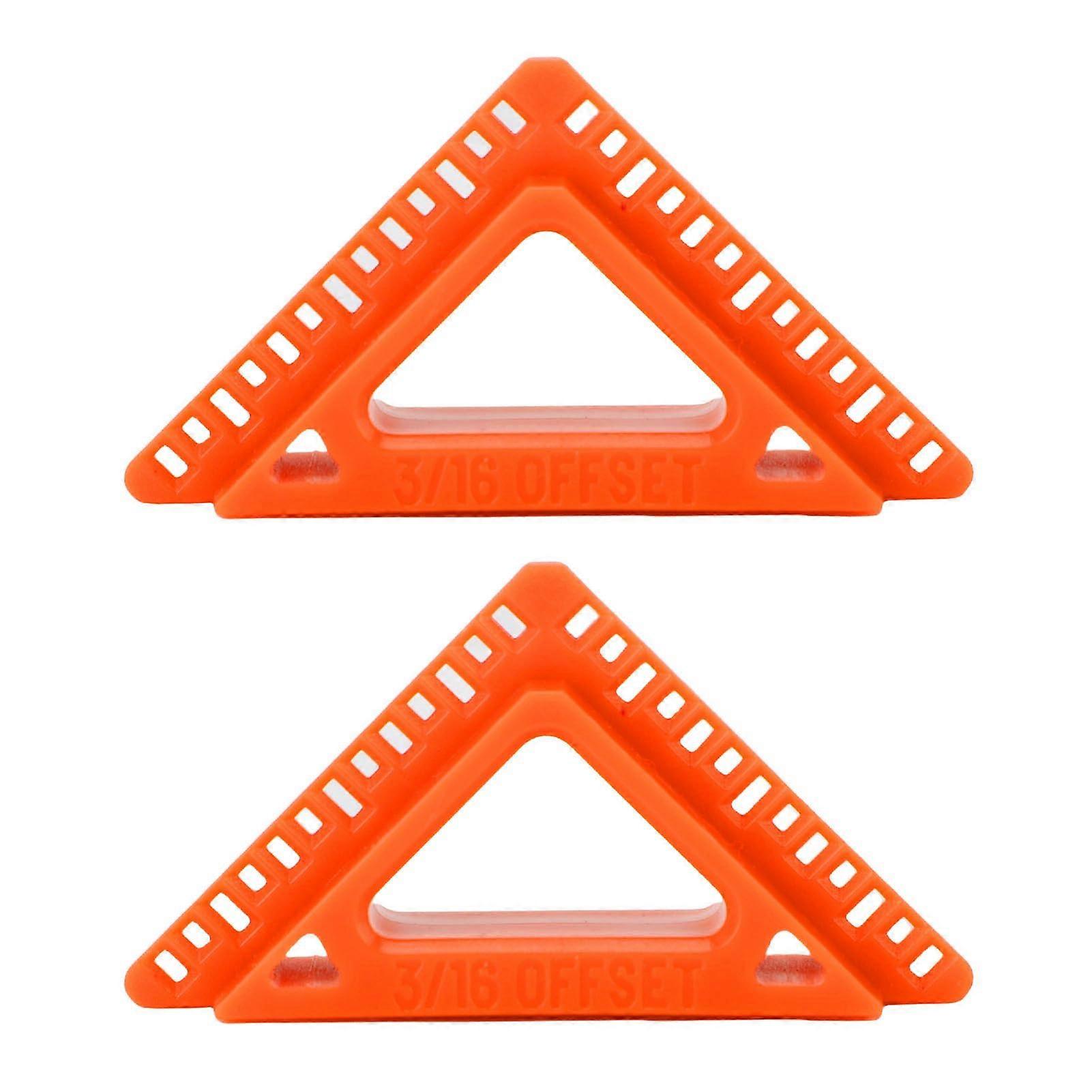 2 Pcs Door Trim Reveal Tool and Window Casing Gauge, Adjustable Offset Spacer for Woodworking