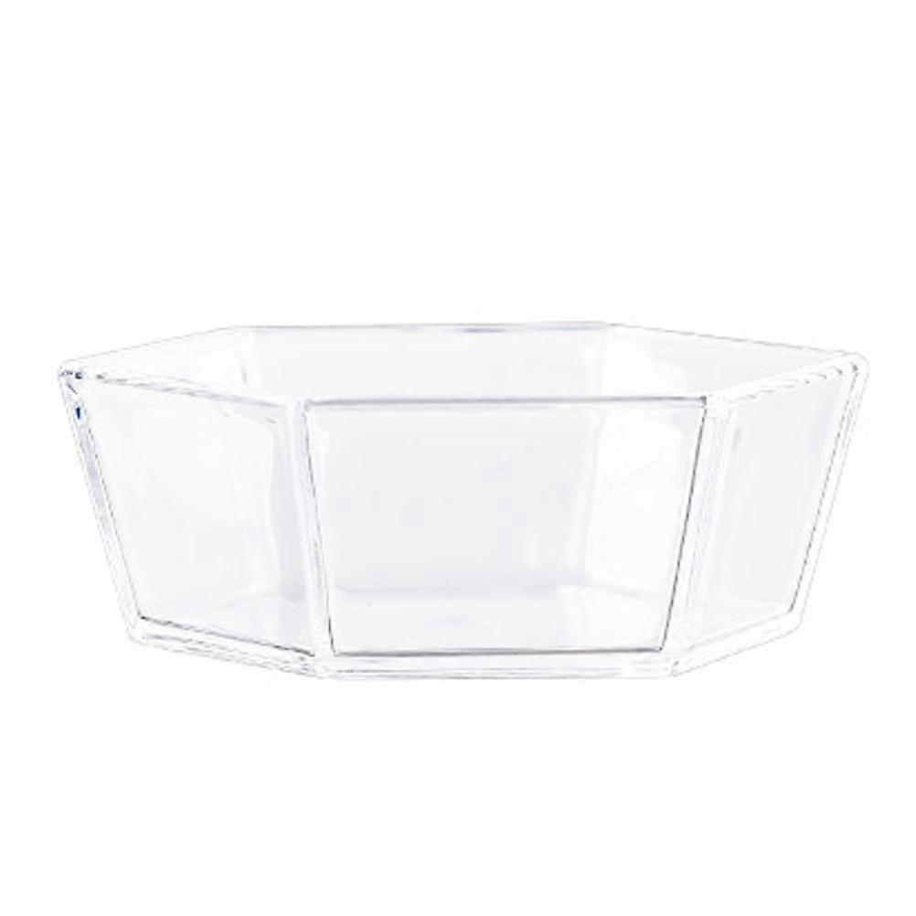 Acrylic Fruit Plates for Storage Transparent Kitchenware Snack Trays 2 Pieces