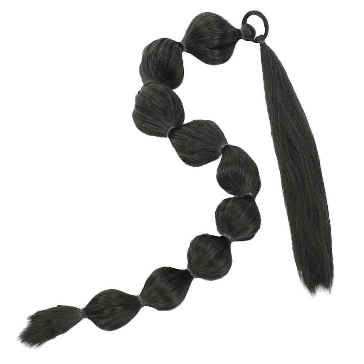 Afro Ponytail Extension with EyeCatching Bubble Design, HeatResistant Synthetic Drawstring Hairpiece