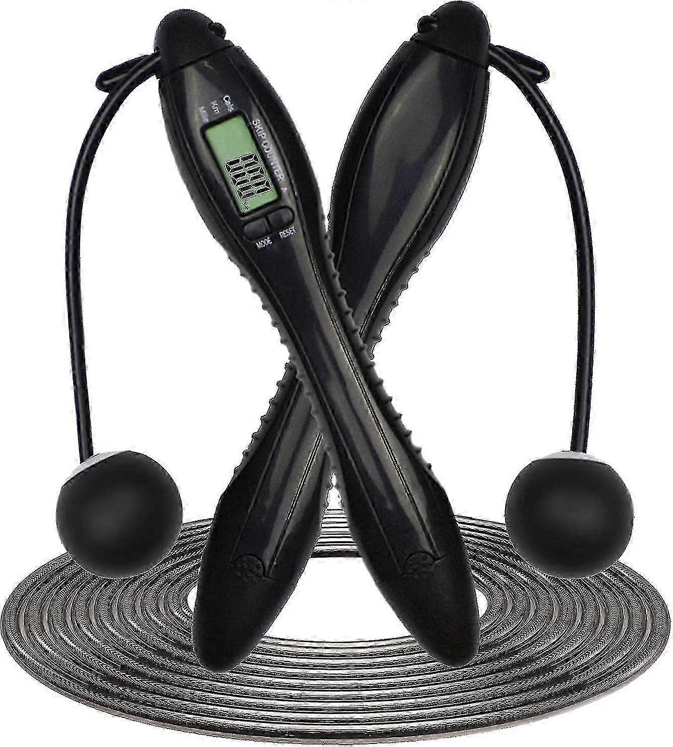 Cordless Speed Jump Rope with Digital Odometer and Count Tracker