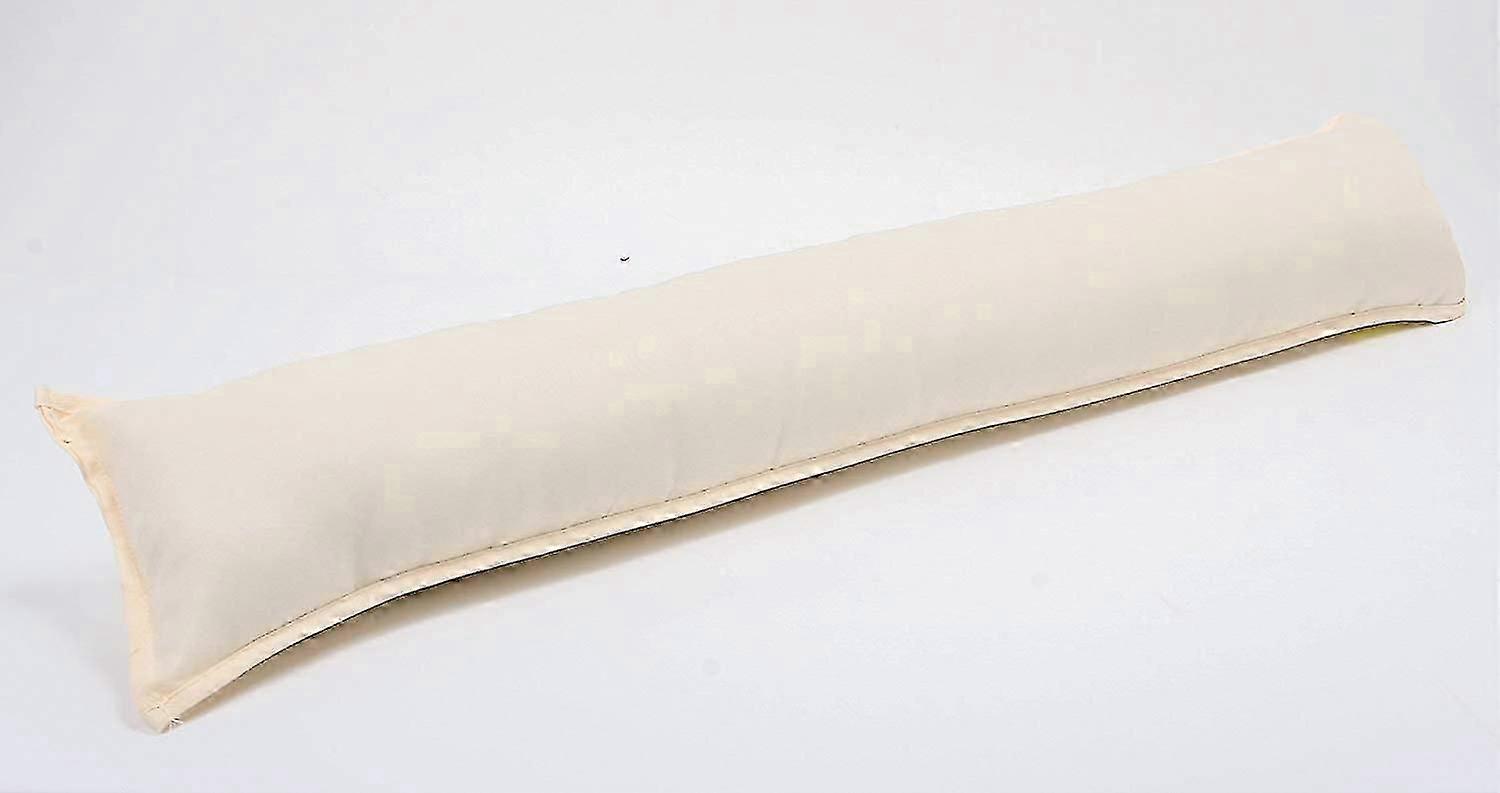 Plain Fabric Draught Excluder Decorative Door Or Window Draft Guard, Energy Saver