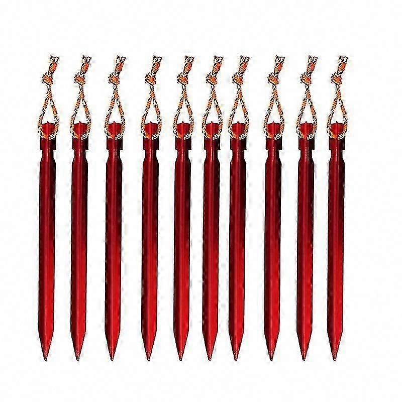 10pcs Aluminium Peg For Camping And Outdoor Use
