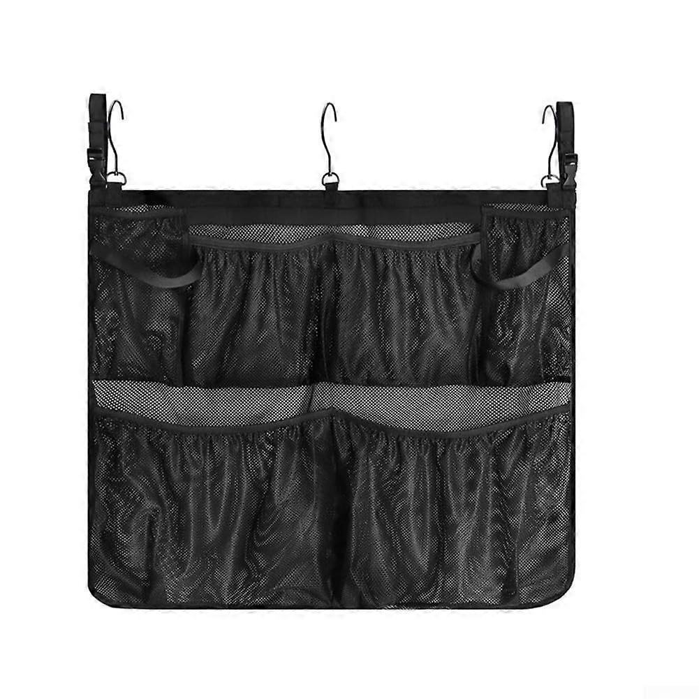 Pool Storage Bag with Quick Drain Mesh, Large Capacity, Triple Hooks and Multiple Pockets for Float Toys