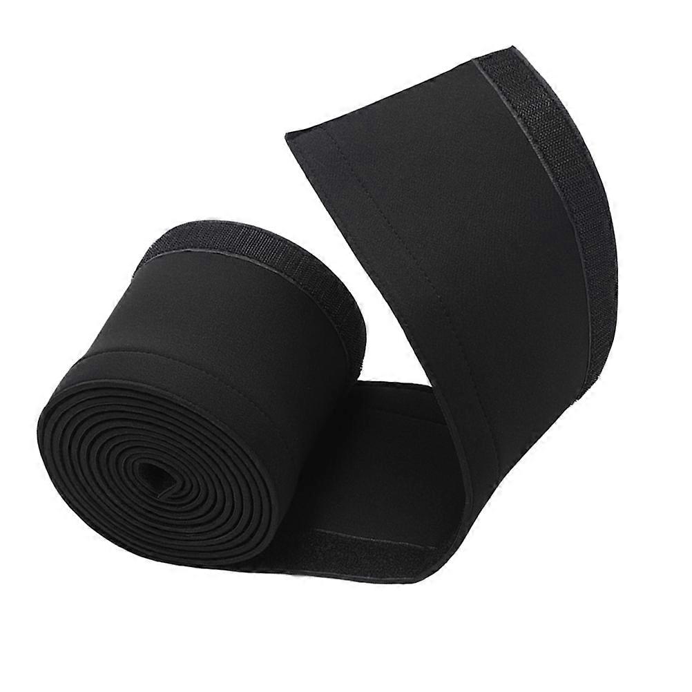 Black Neoprene Cable Sleeve Cord Organizer for Cable 2 Rolls Durable Wrap