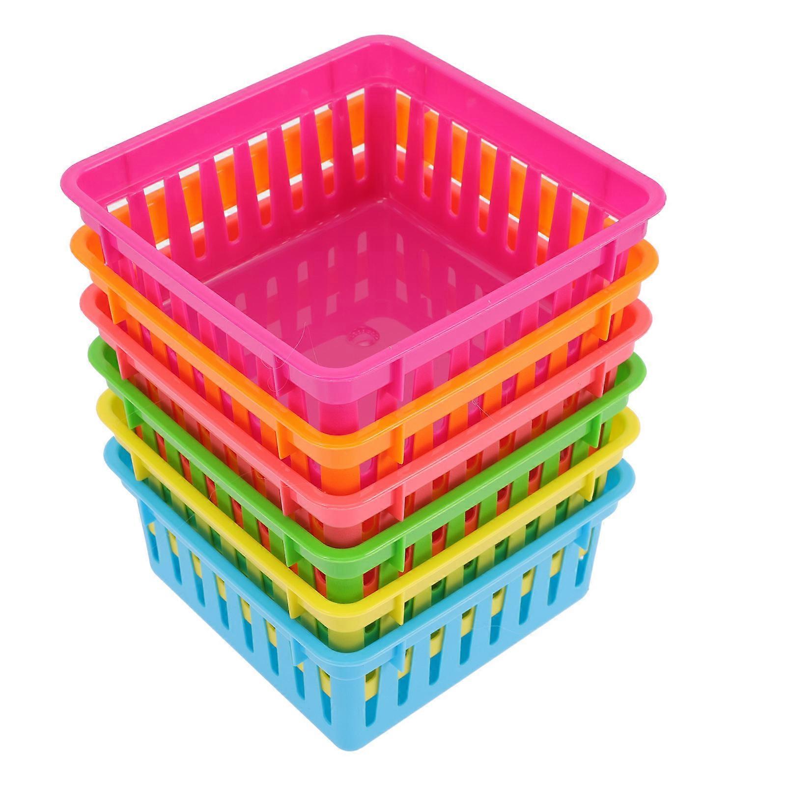 Plastic Basket Storage Basket for Storage 24Pcs Plastic Containers