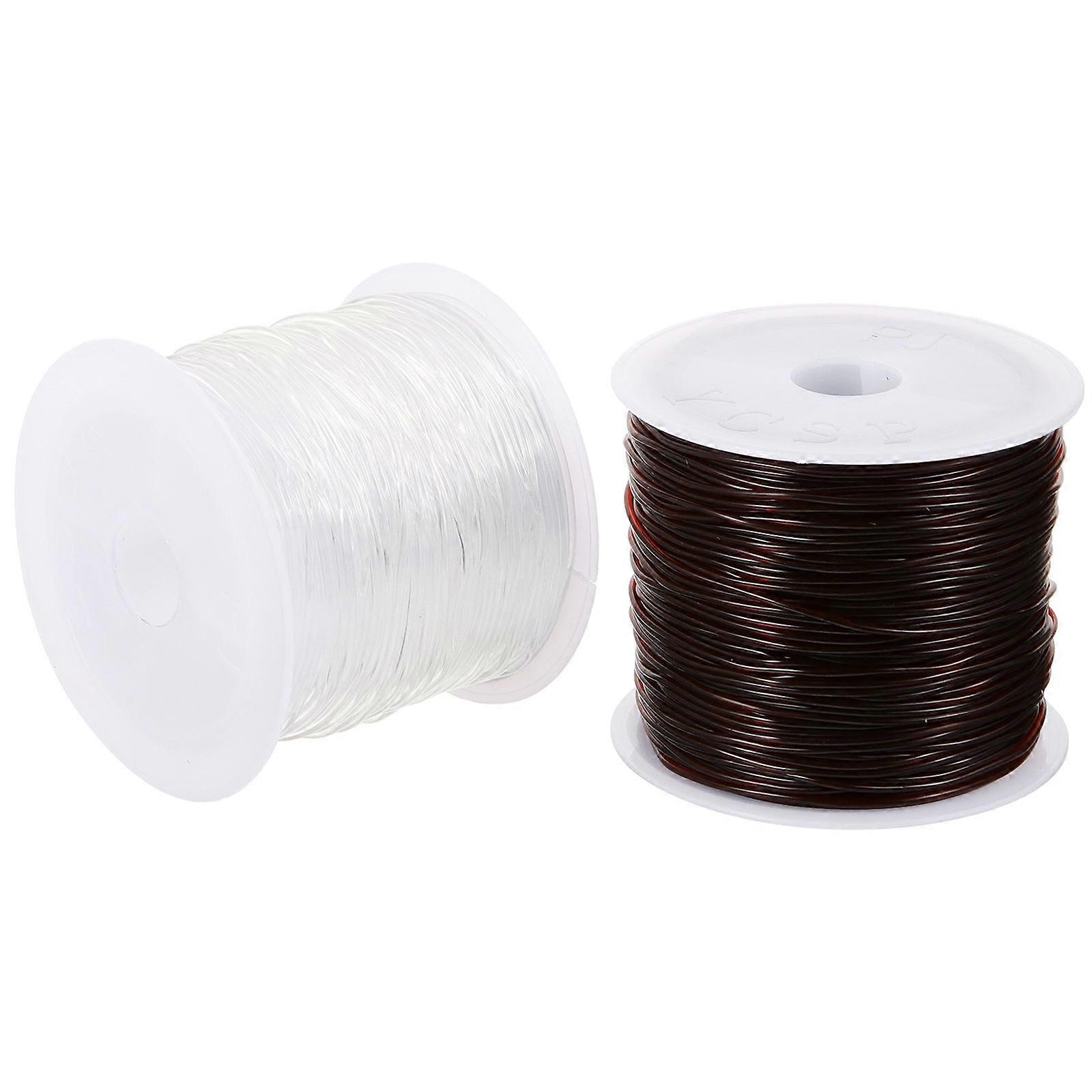 Stretchy Bracelet Strings for Gift Wrapping Bead Jewelry Assorted Color 2Pcs