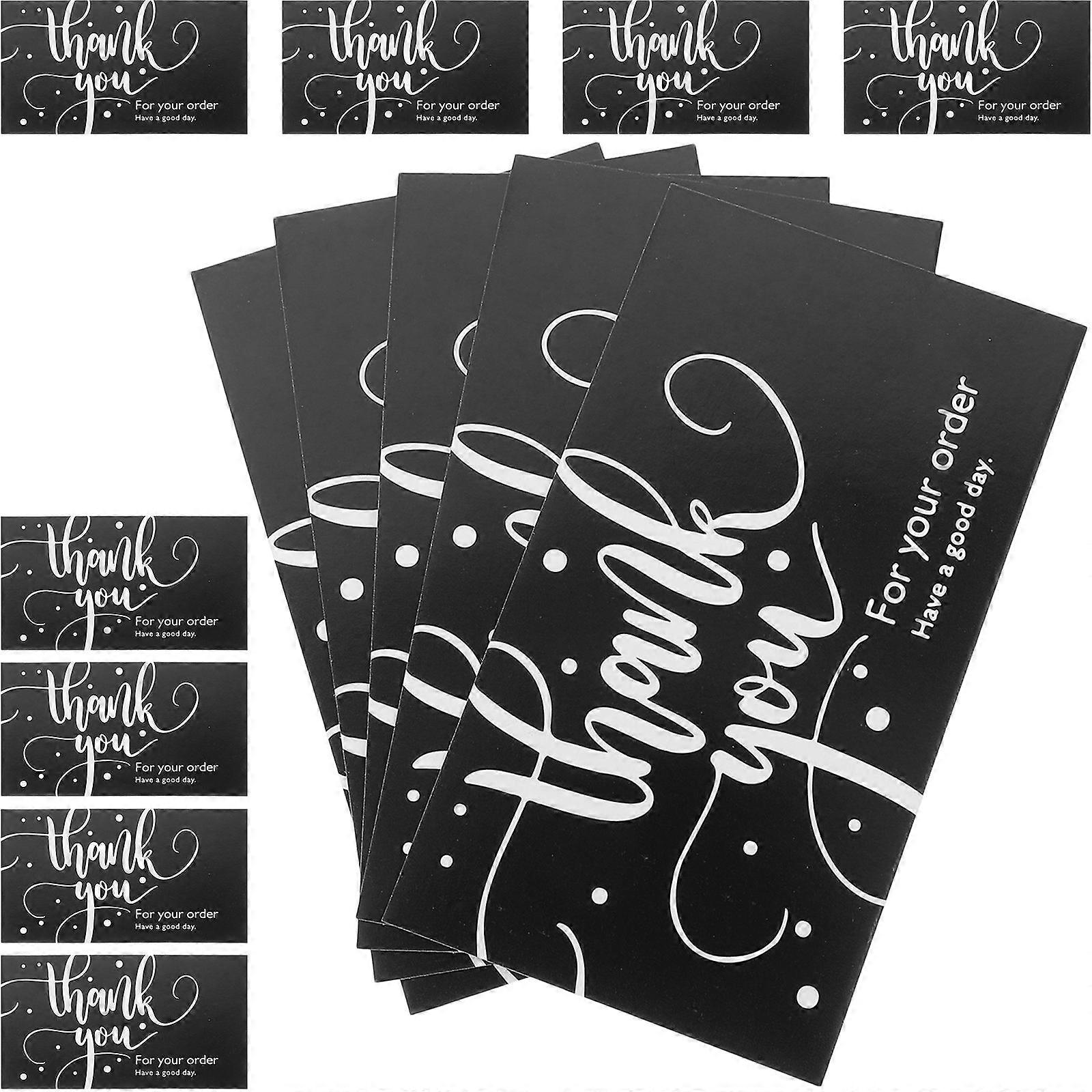 Thank You Label Decorative Gift Stickers for Packaging 100Pcs Set
