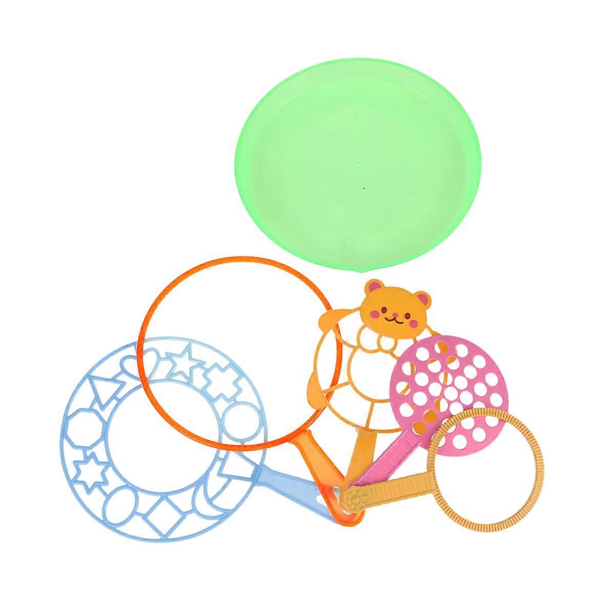 Kids Toys Bubble Wand Tool Bubble Maker for Fun 6Pcs Blowing Set