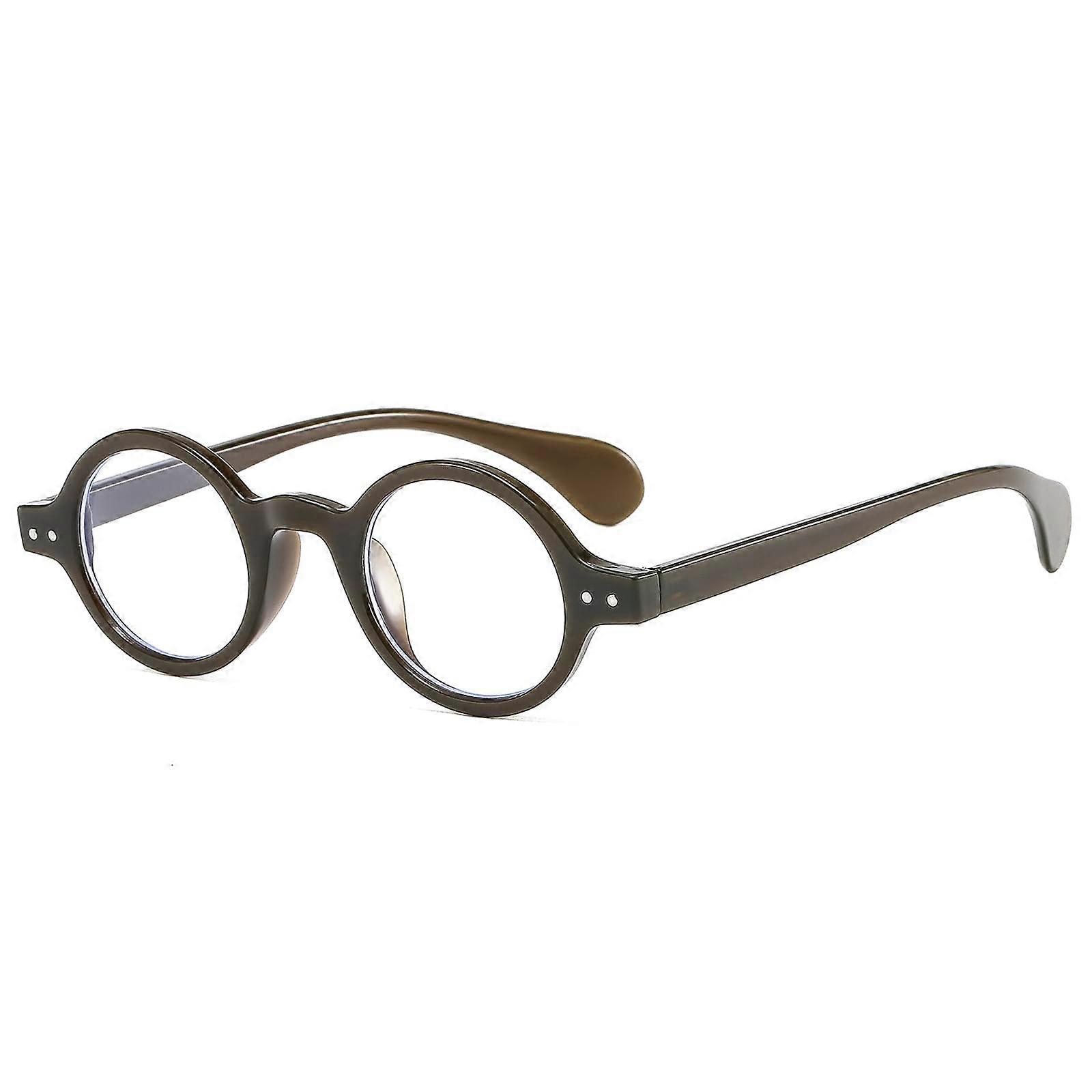 Small Round Blue Light Blocking Glasses Retro Anti Fatigue Computer Eyewear for Reading Gaming