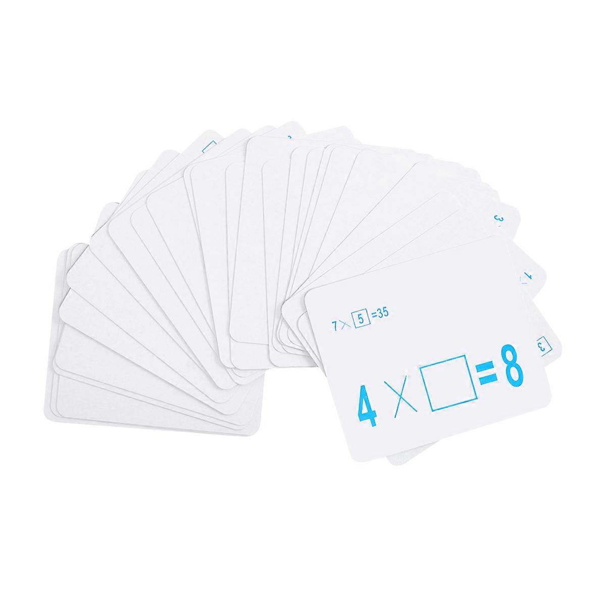 Spanish Educational Cards Kids Math Toy for Learning 54Pcs