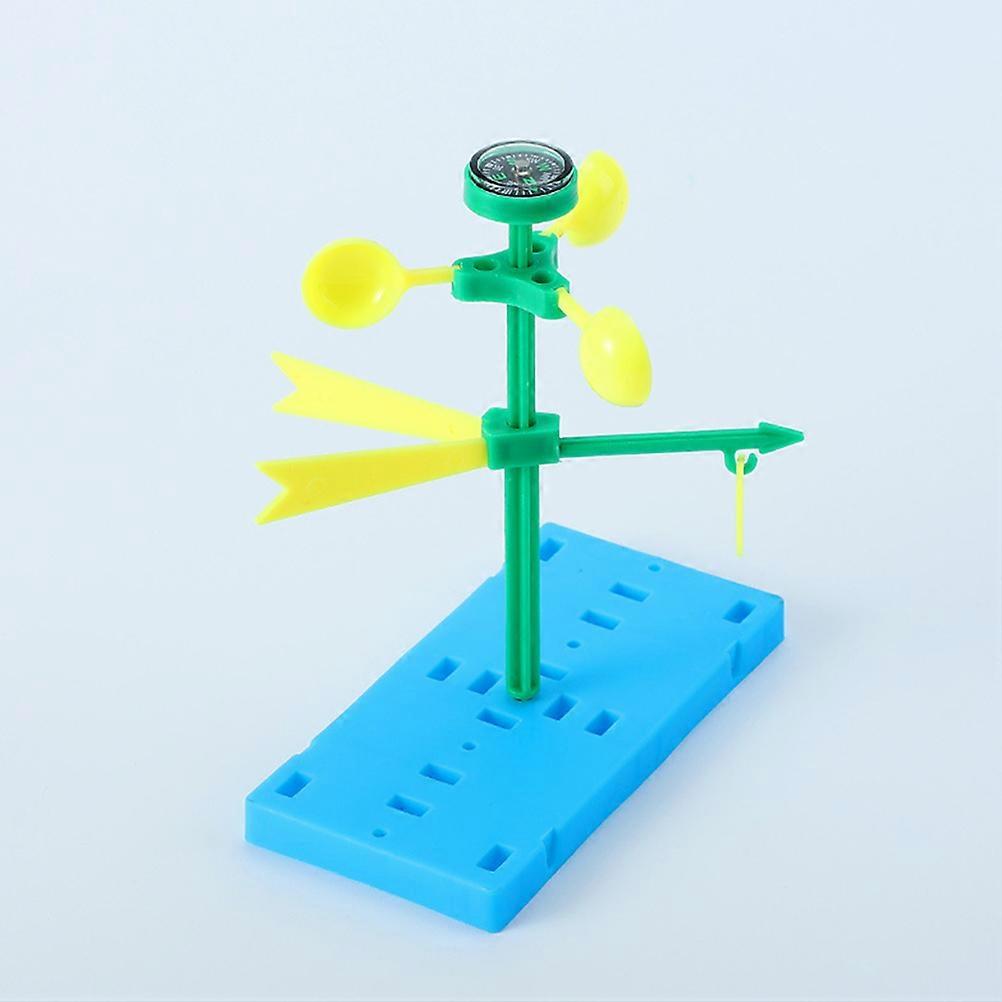 Scientific Toy for Playing Wind Vane Toy Plastic 2Sets DIY Educational Gift