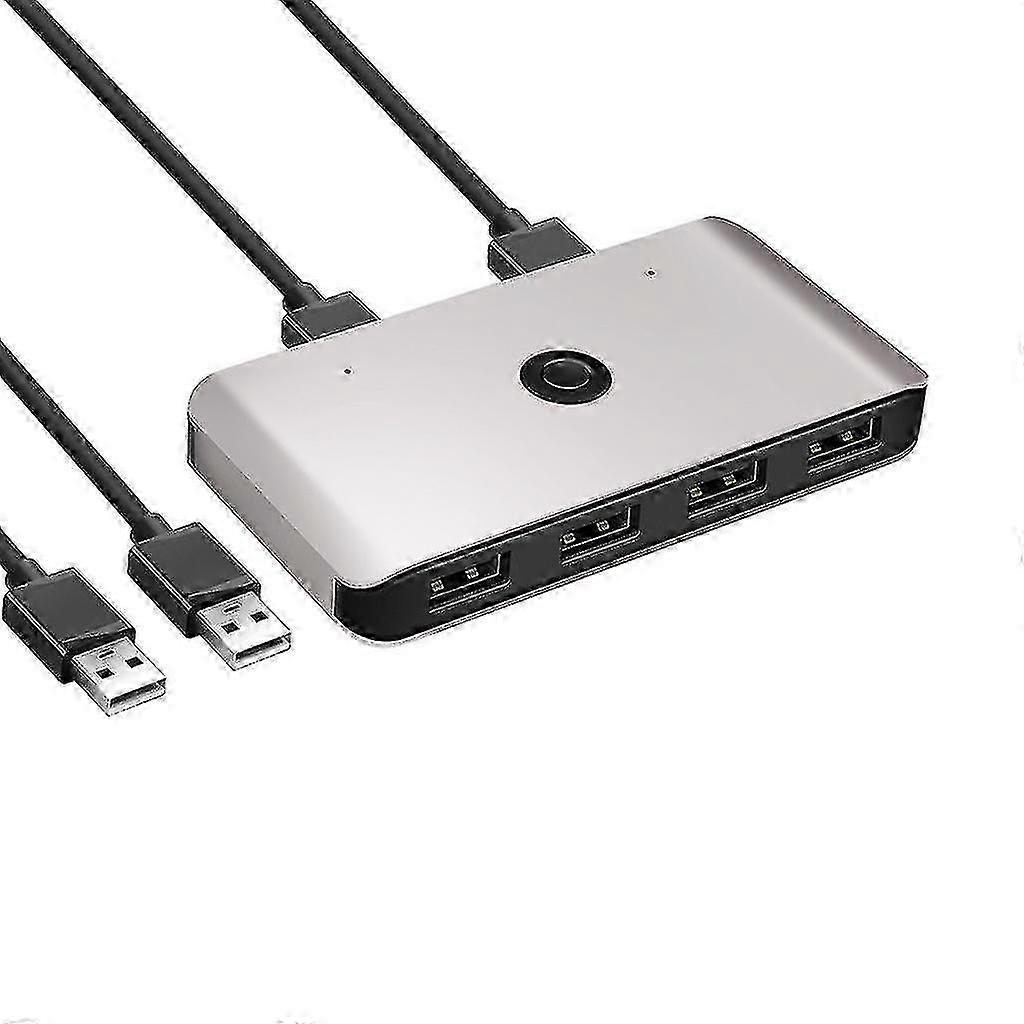 Rocketek Switch 2 Pc Sharing 4 Usb Devices Selector Kvm Switcher Adapter 25-26