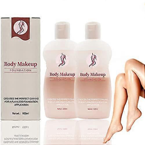 Body Makeup Foundation Waterproof Full Coverage Conceals Tattoos Scars Veins Long Wear 2pcs