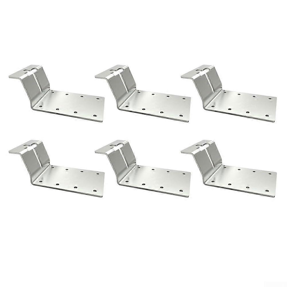 T Post Mounting Bracket Heavy Duty Rustproof Iron for Mailbox Garden Signs Horizontal Vertical