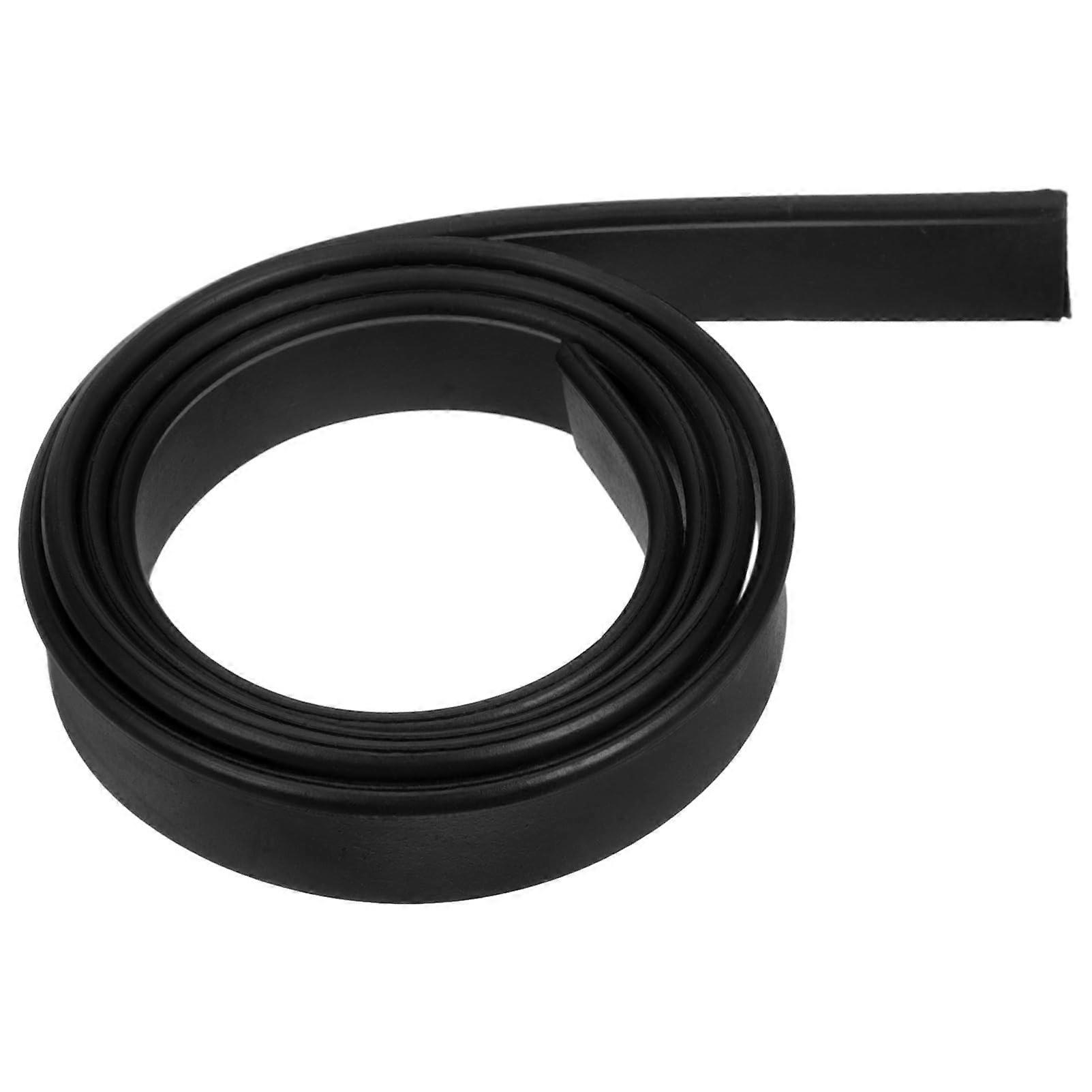 Black 105cm Adjustable Window Cleaning Squeegee with Replaceable Rubber Strip for Shower and Bathroom