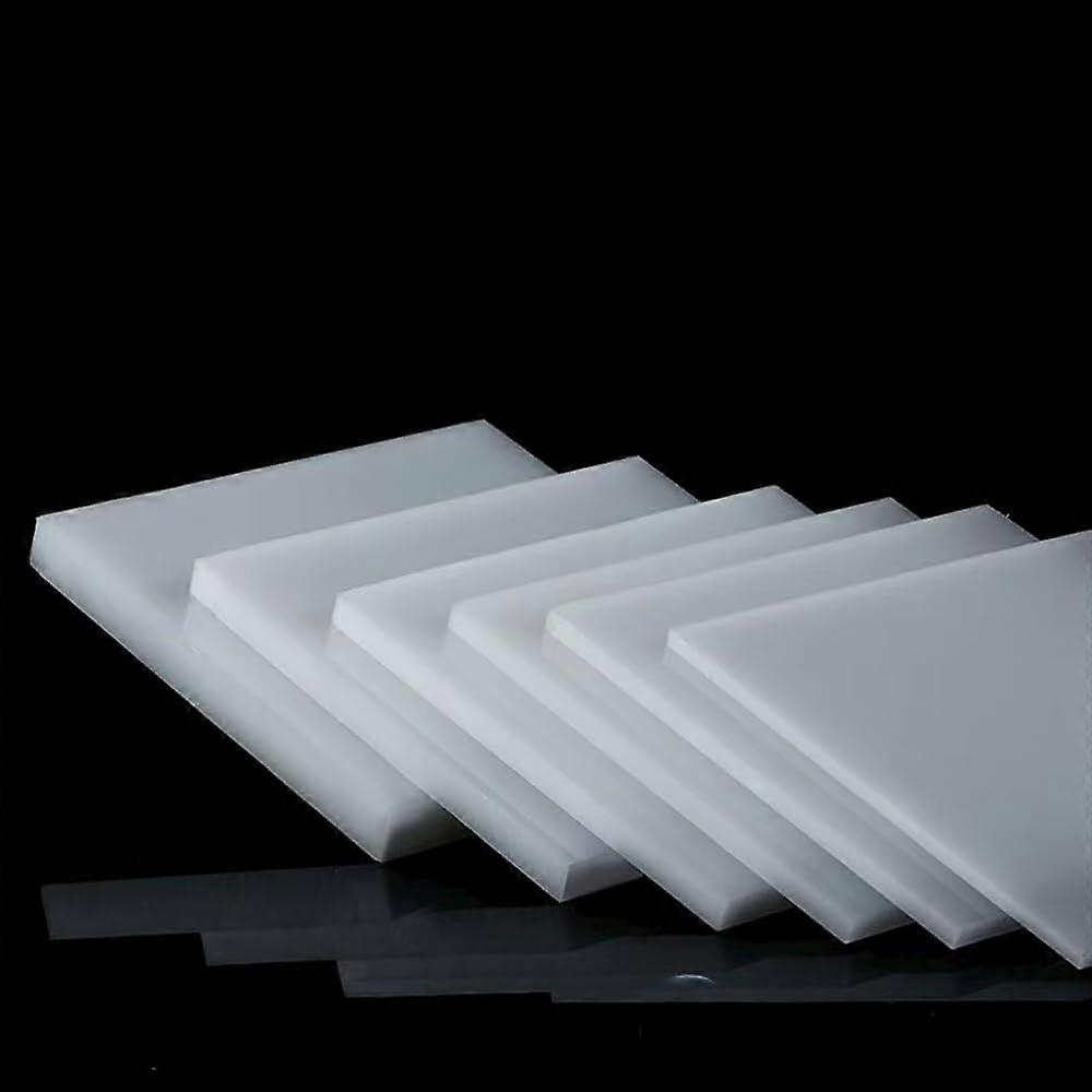 Polypropylene Sheet 300x400x10mm White Durable Plastic Board for DIY and Engineering Projects