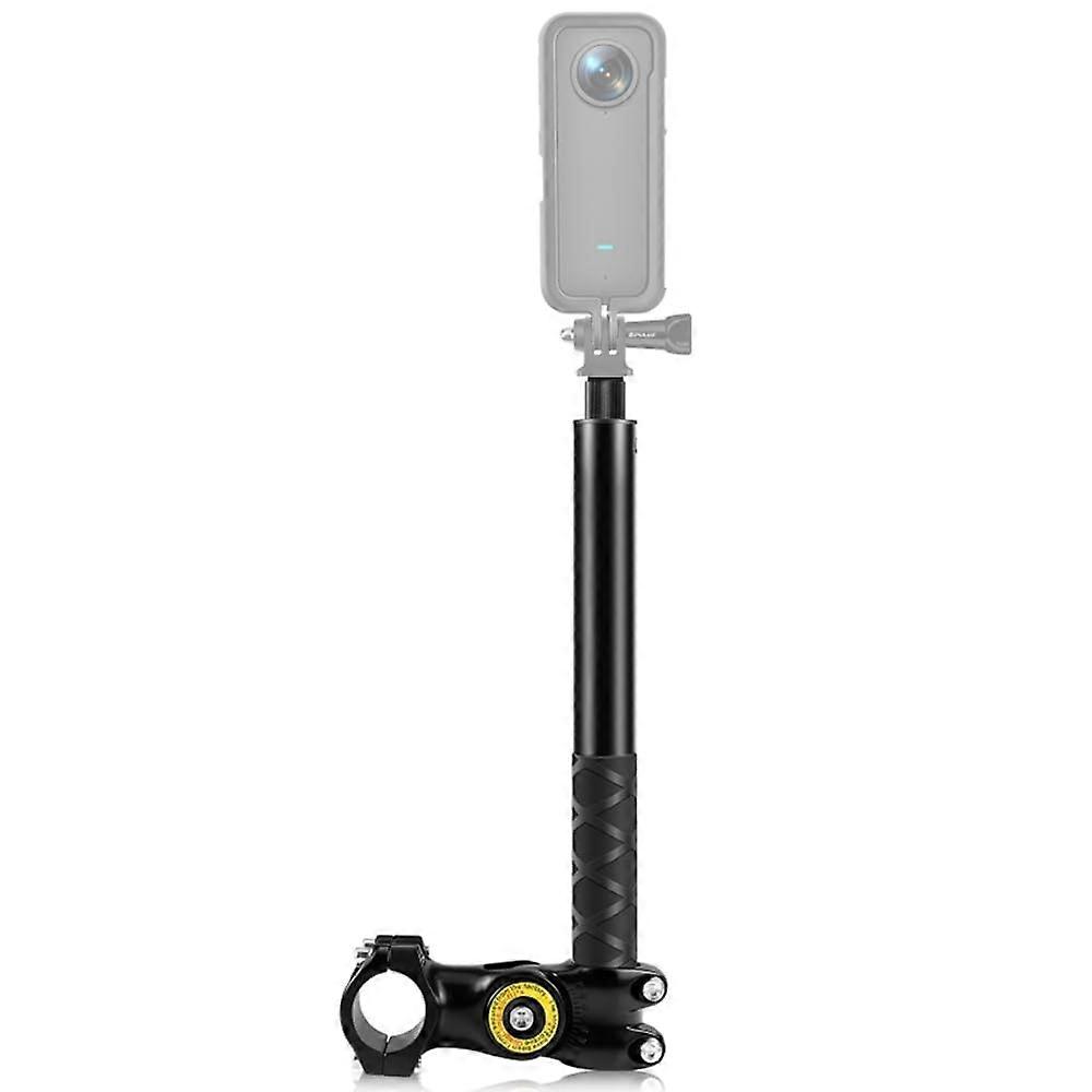 Motorcycle Camera Mount with Adjustable Telescoping Handlebar Selfie Stick for Insta360 X2 X3
