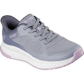 Skechers BOBS Squad 4 Staple Look Women's Grey/Multi Trainers