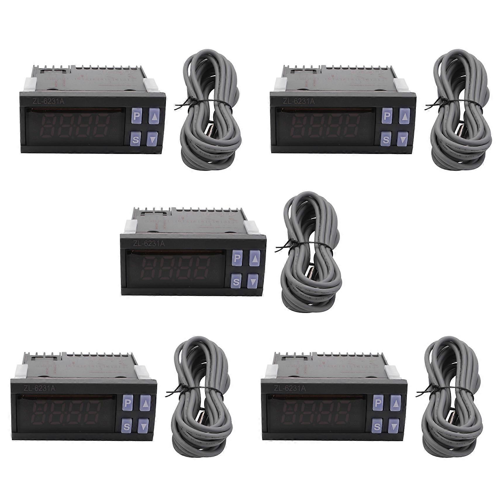 LILYTECH 5X ZL-6231A, Incubator Controller, Thermostat with Multifunctional Timer