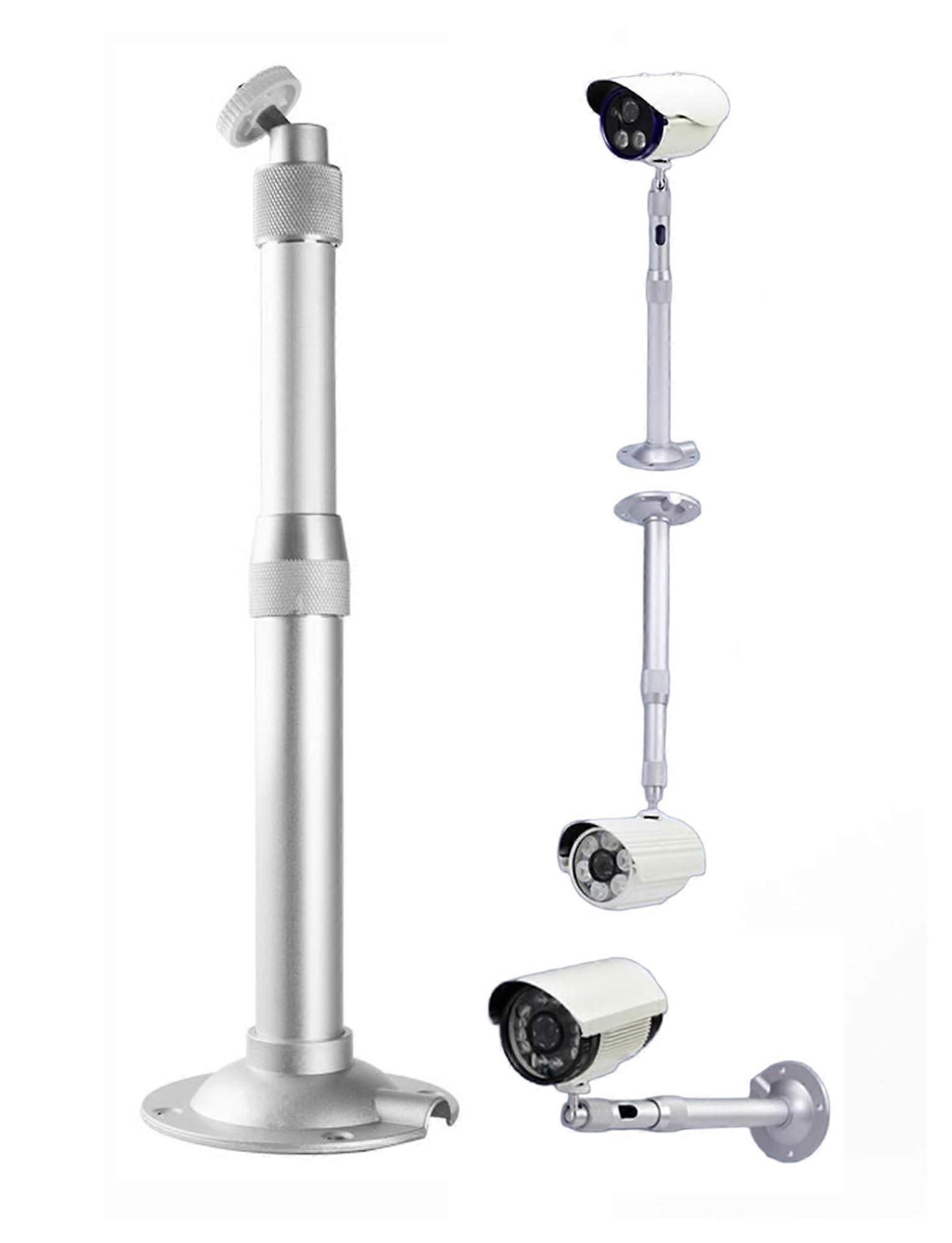 Security Camera Pole Mount with 360° Rotation, Adjustable Telescopic Aluminum Bracket 4080cm