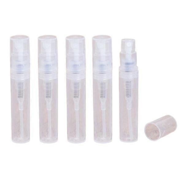 Miniature perfume bottles, 3ml - 5-pack, 3ml clear