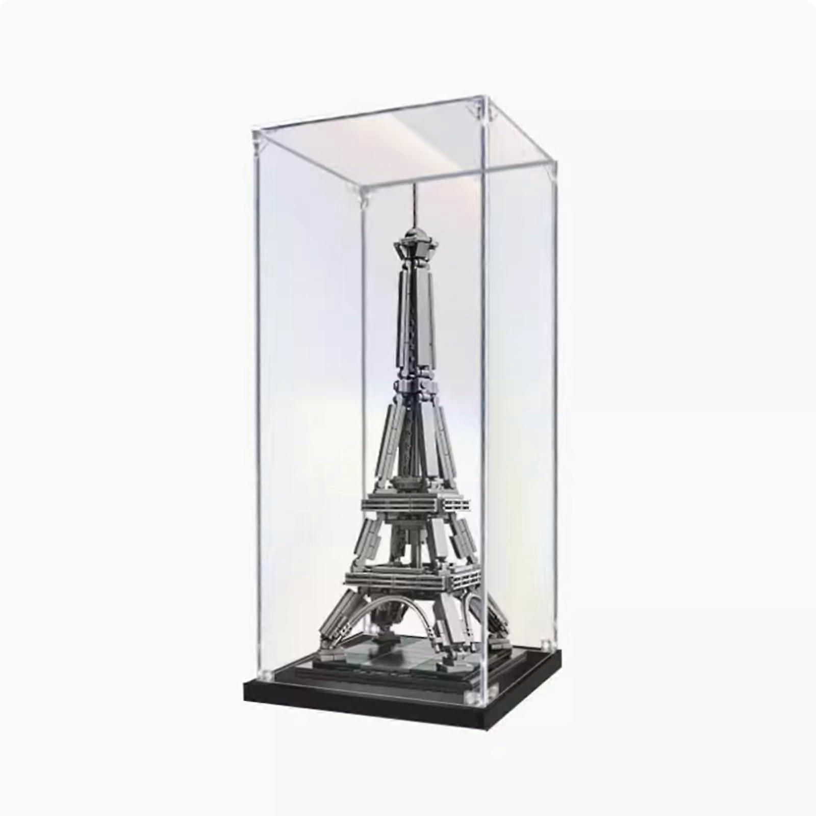 Eiffel Tower Display Case for , Clear 3mm Acrylic Box for  21019, Dustproof Protection