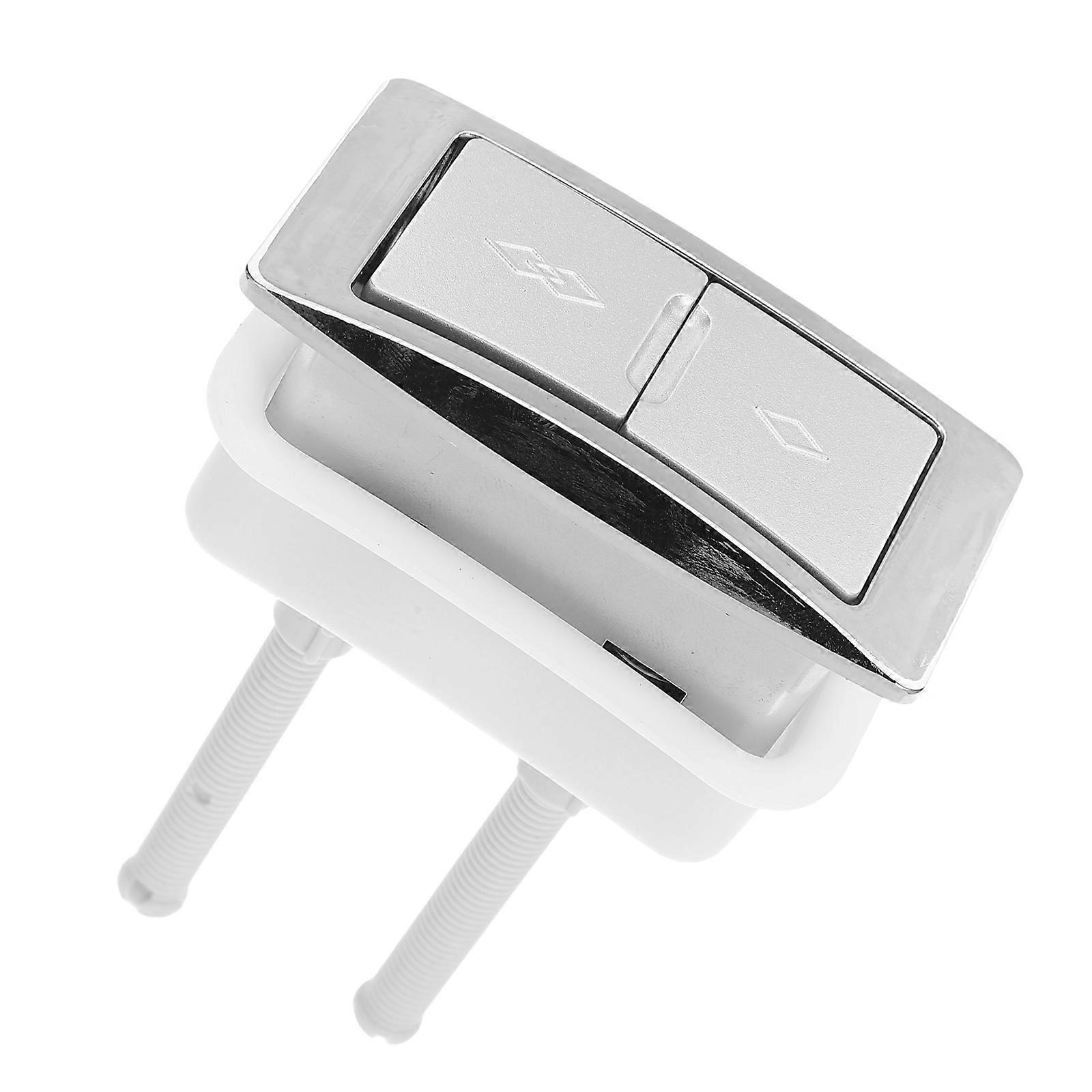 Toilet Tank Button Dual Push Bathroom Accessory ABS Material 1Pcs