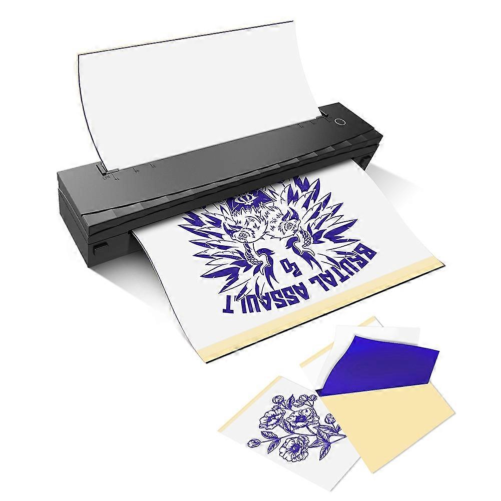  Wireless Tattoo Stencil Printer Portable Bluetooth Tattoo Printer Compatible with Smartphone Pad for Beginners