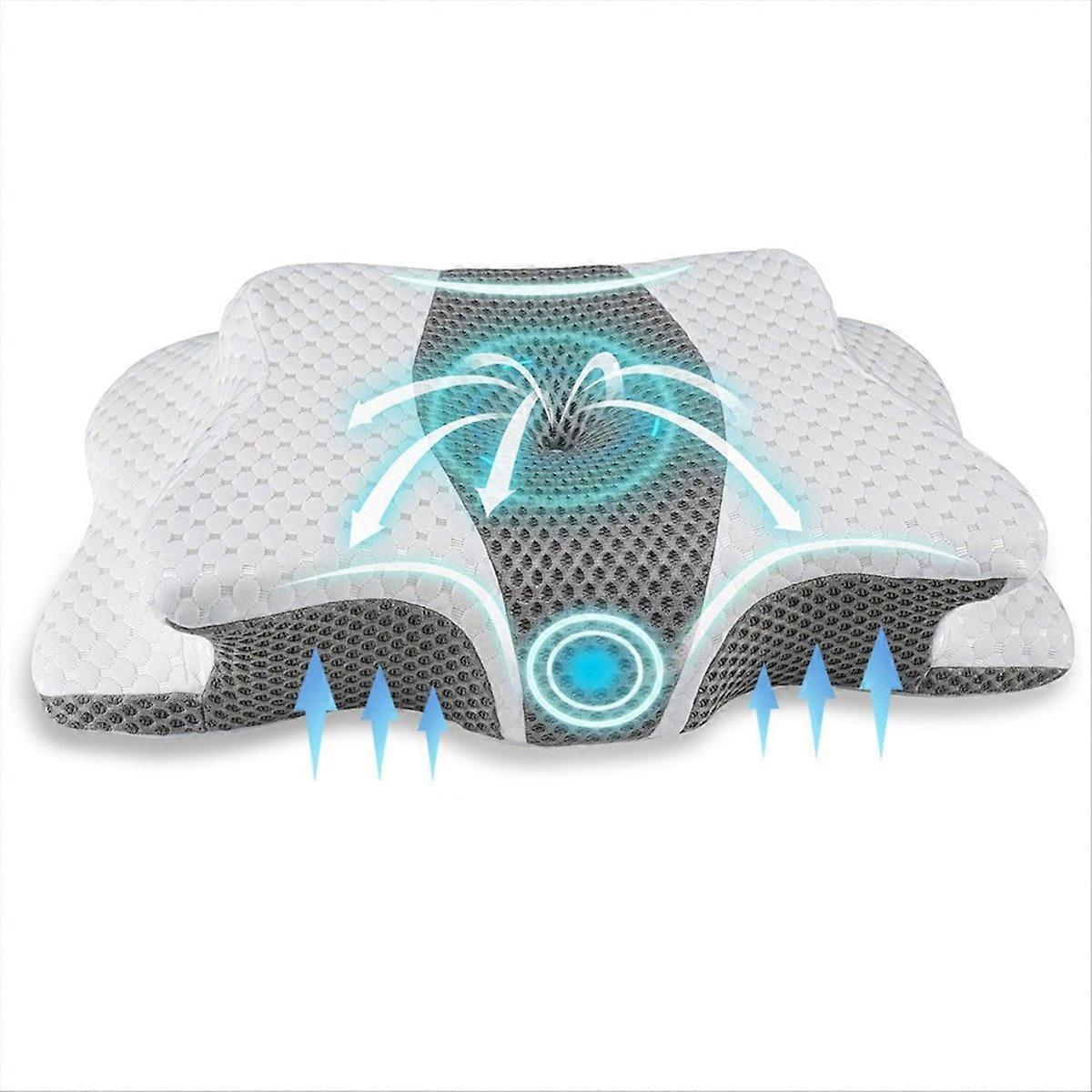 Pain Relief Cervical Pillow,Contour Bed Back Sleeper