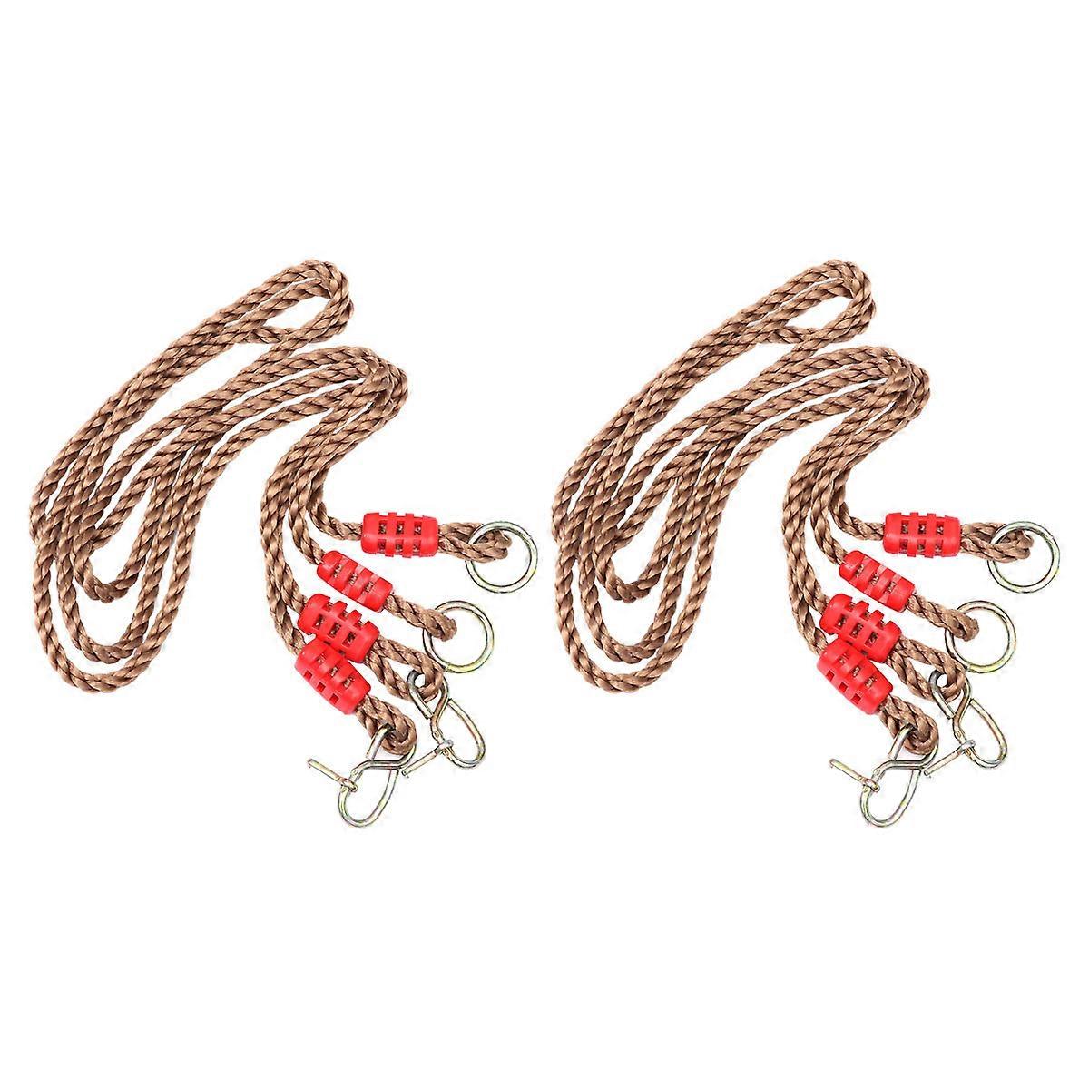 Pe Swing Rope Pair for Swing Making 2Pcs Adjustable Load-Bearing Suitable for Playground