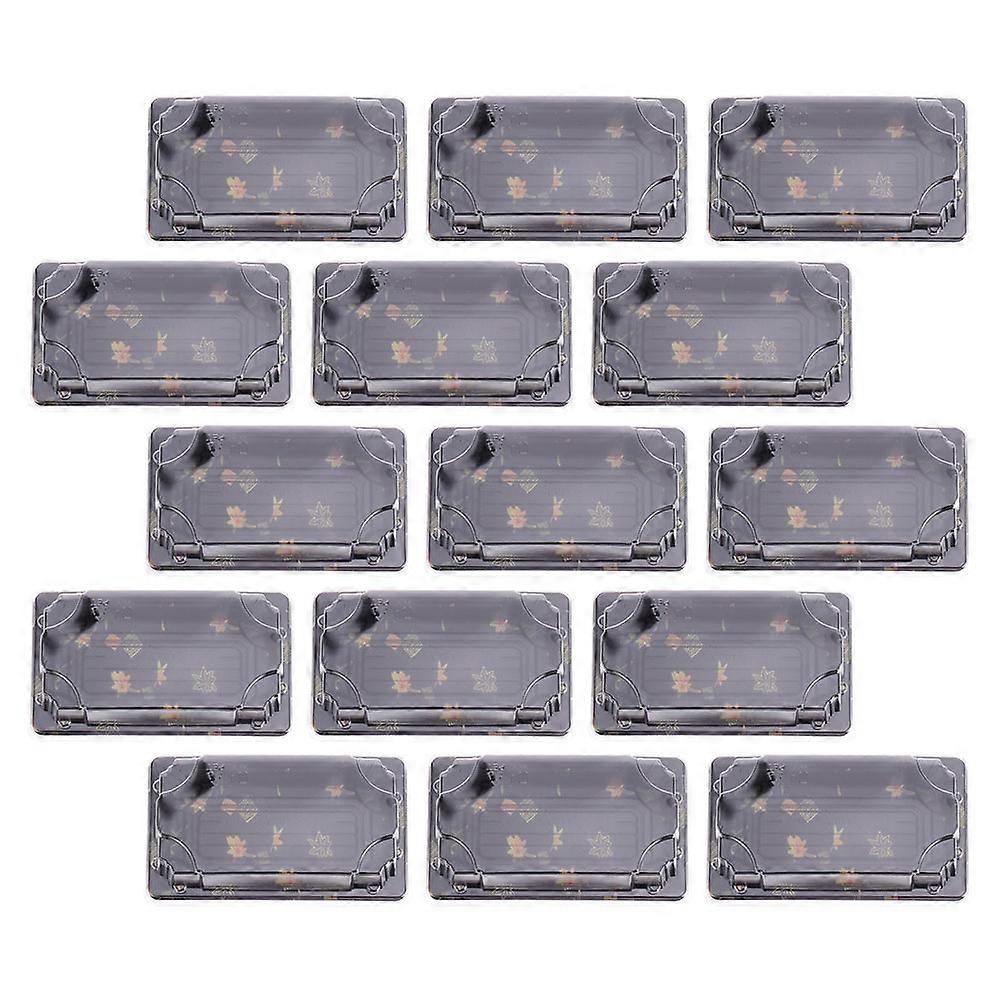 Black Sushi Box Packing Boxes for Storage 25Pcs