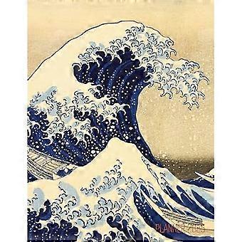 Der Great Wave Planer 2025: Katsushika Hokusai Gemälde Künstlerisches Jahresprogramm: für Termine oder Arbeit