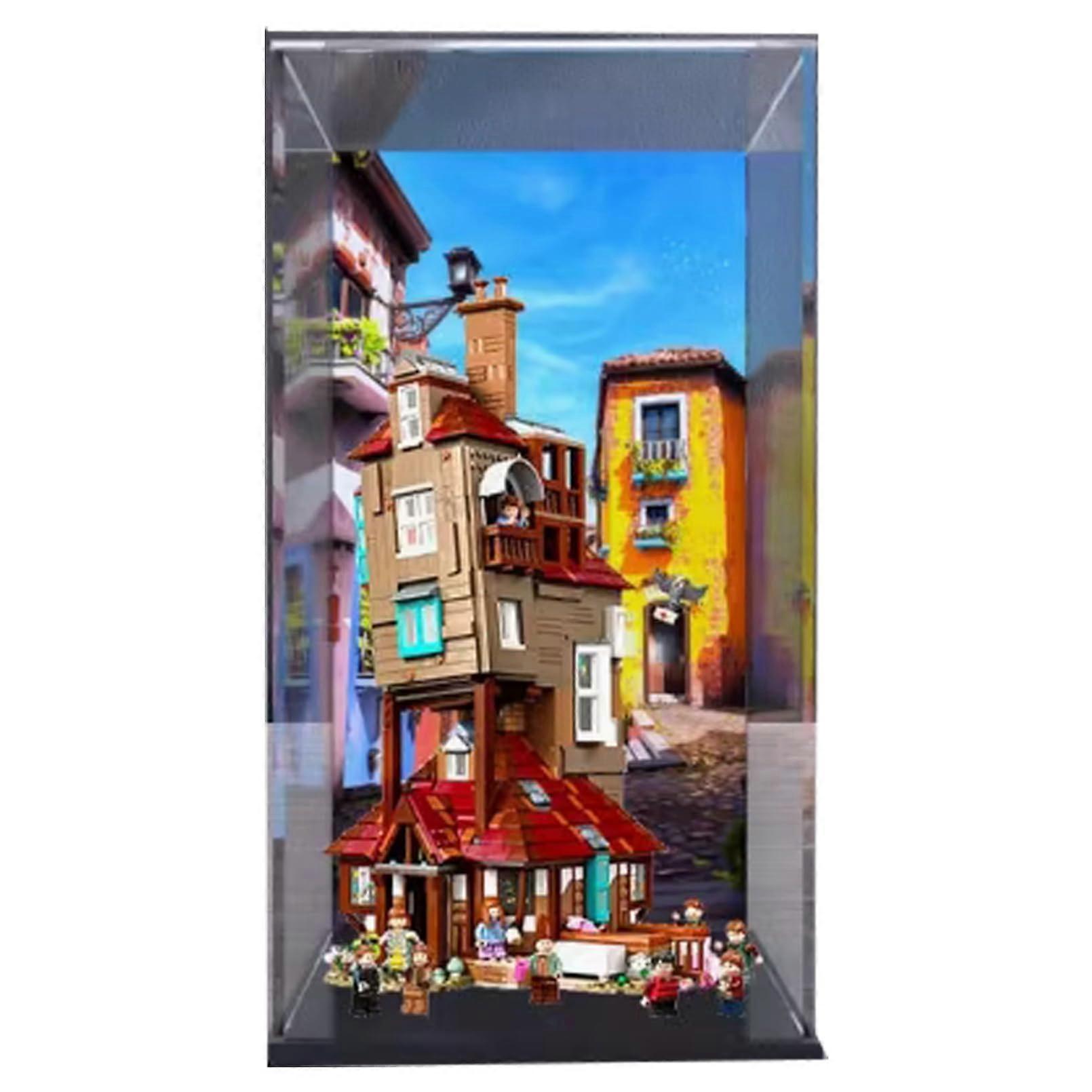 Acrylic Display Case Dustproof Clear Showcase with Stable Base for  76437 Humble Abode