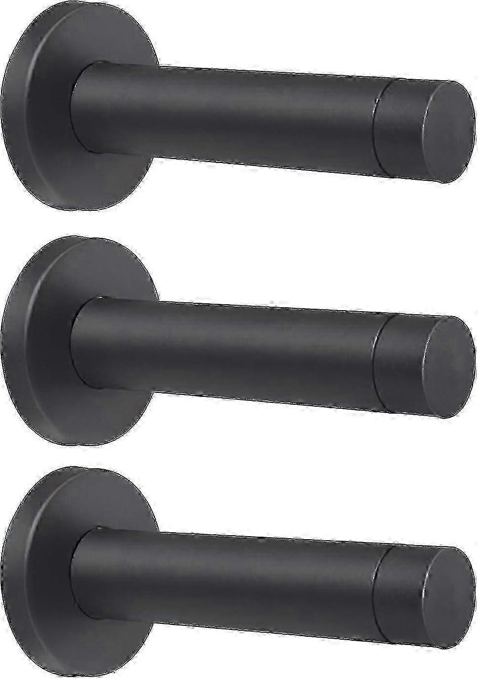Zware deurstop 3,5 inch RVS