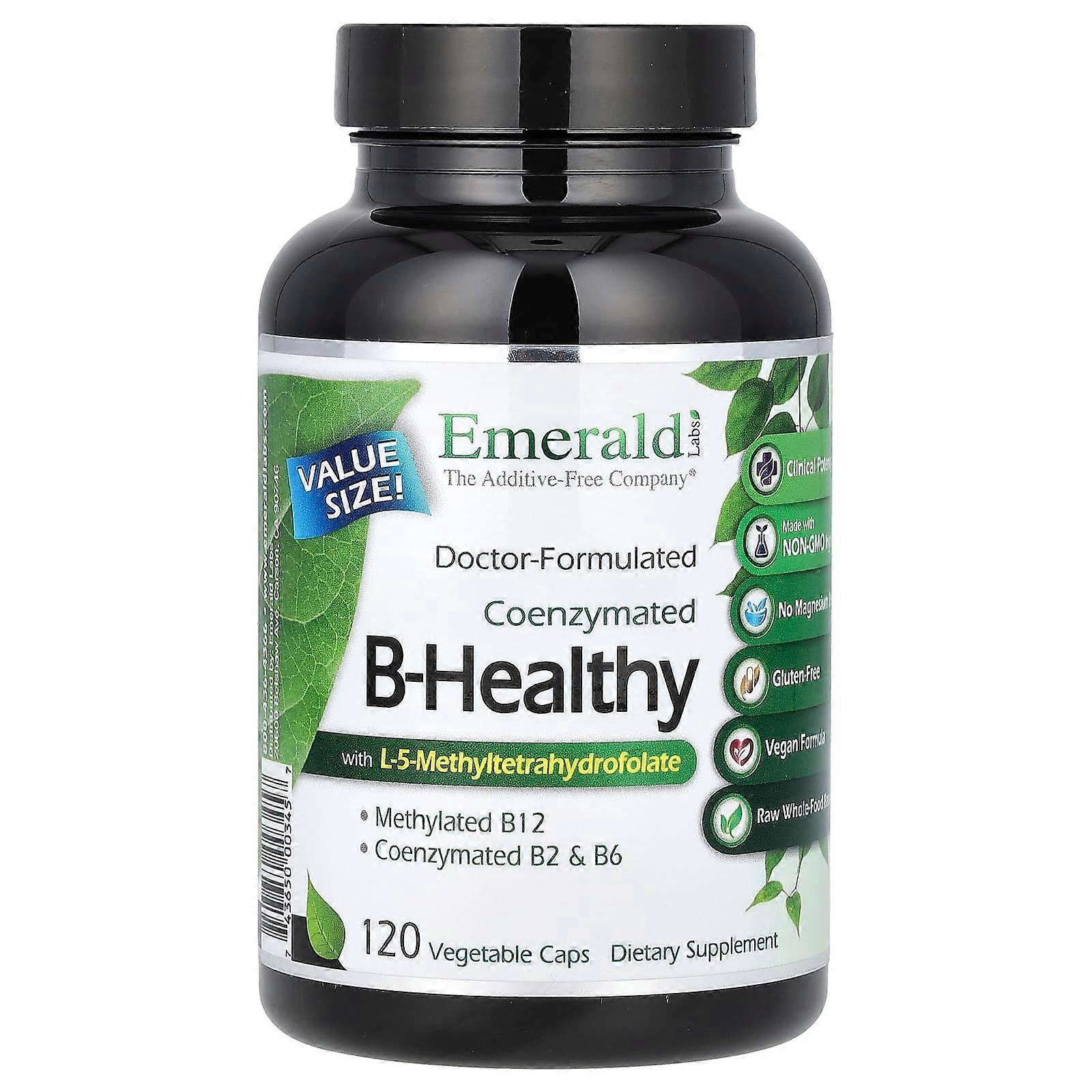 Emerald Laboratories, Coenzymated B-Healthy, 120 Vegetable Caps