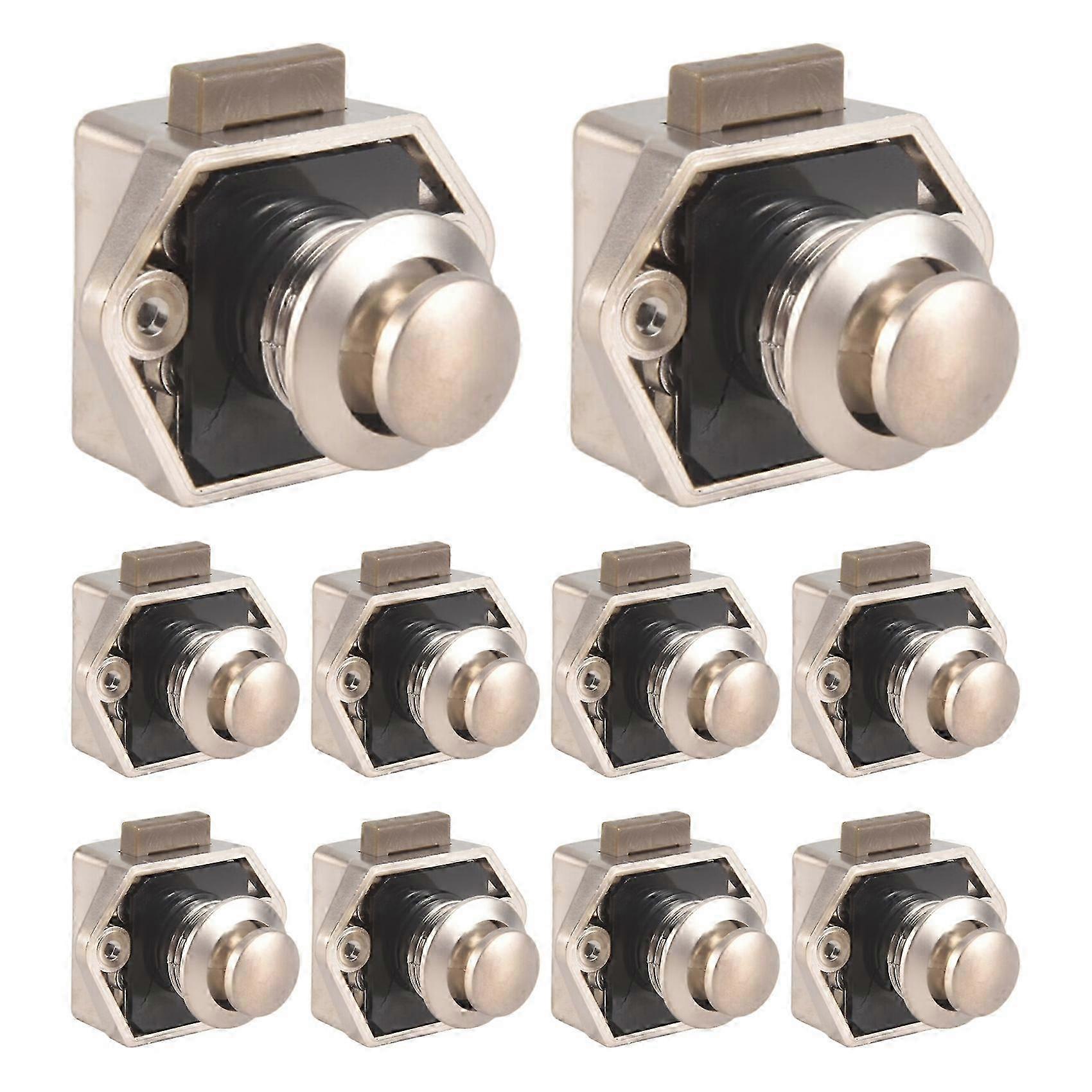 10Pcs Camper RV Cabinet Latch Button Locks