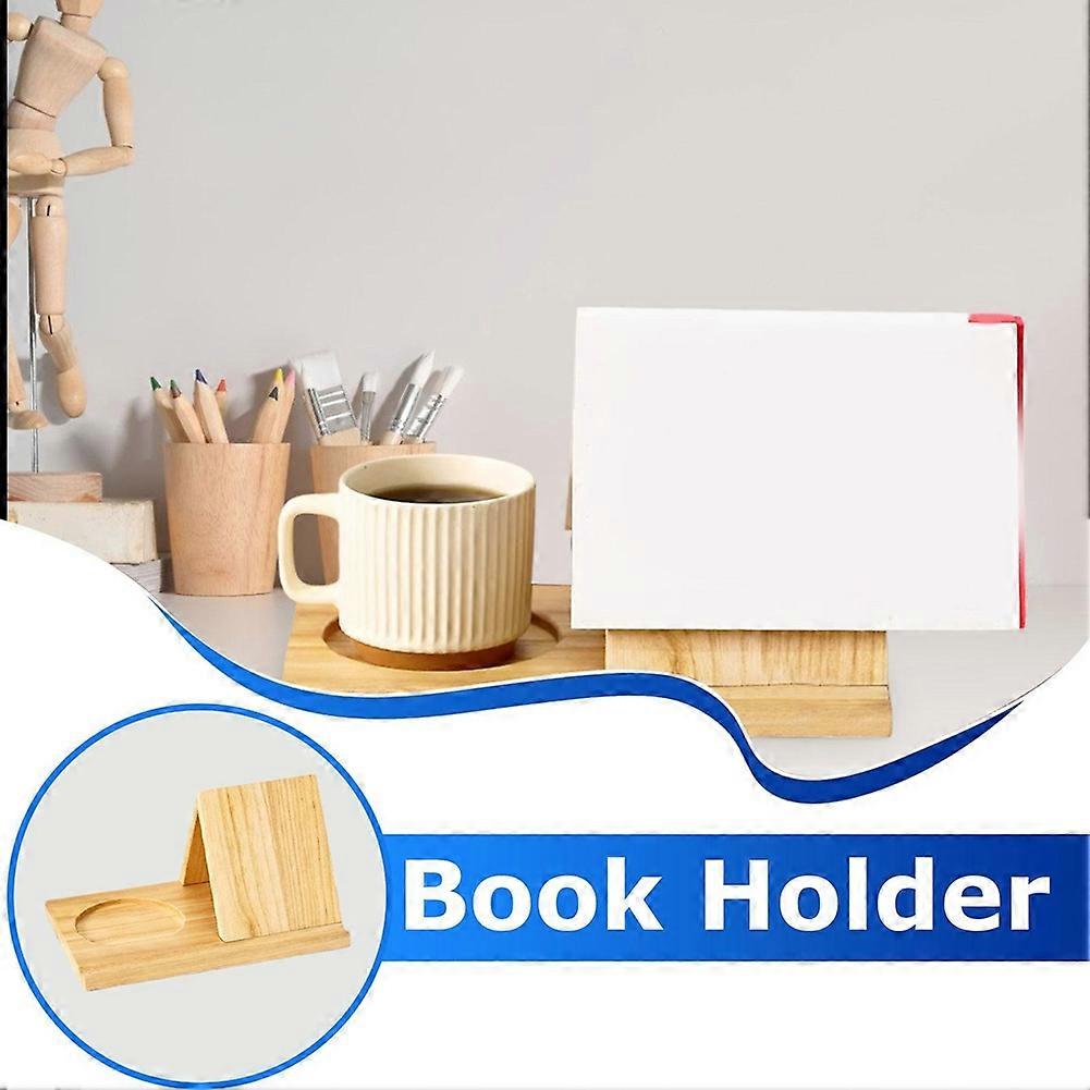 Triangular Wooden Bookshelf, Reading Stand, Bedside Table, Sofa Decoration, Study/Office Storage Rack