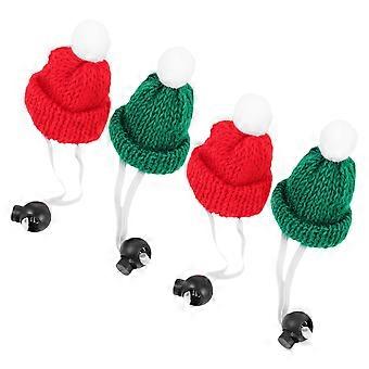 Mini chapeaux pour animaux de compagnie, petits chapeaux de Noël pour hamsters, avec design ajustable, lot de 12.