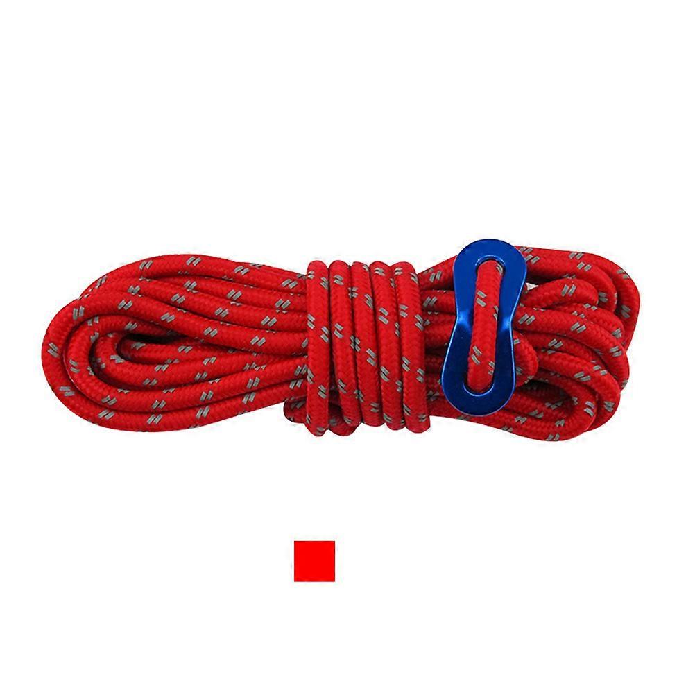 Nightlight Windproof Noose Reflective Wind Rope with 3Pcs for Camping