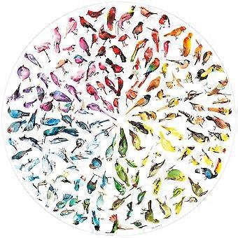 Ravensburger Bird Colour Wheel, Circles of Colour Circular Jigsaw Puzzle (500 Pieces)