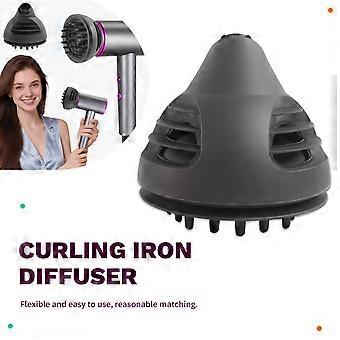 Oppgradert diffuserbølgekrøll for Airwrap HS09/Co-Anda2x, tilbehør til diffuserdyse, kuppel og diffusermodus