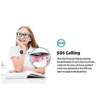 Waterproof Kids Smart Watch Tracker, with Call Function Pink