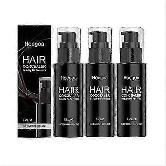 1-5x Haarkaschierer für Männer, wasserfest, schwarz, Korrekturcreme für Haaransatz und Schatten, Deckt Haaransatz ab - tfd