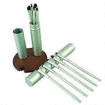 5-Piece Makeup Brush Set for Eyes, Lips, and Face with Eyeshadow, Eyebrow, and Nose Contour Brushes