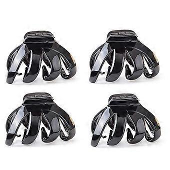 4-pack Heytea Premium Chic Styling Hårklämmor, 6,5 cm starka hårklämmor för inomhusbruk och utomhusbruk, hårklämma för kvinnor och flickor