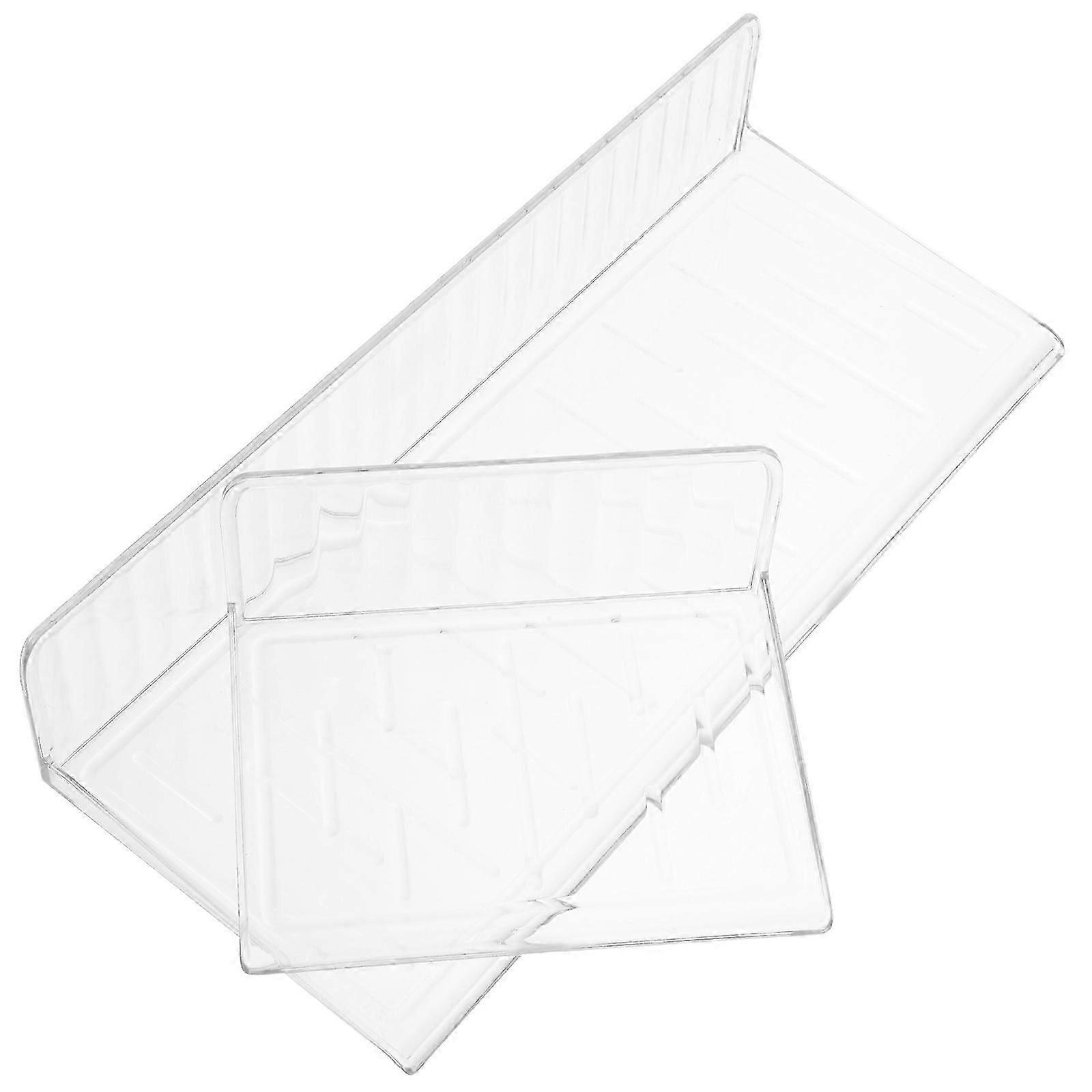 Bathroom Shelf Floating Shelf for Storage 1Set Wall Mount Transparent