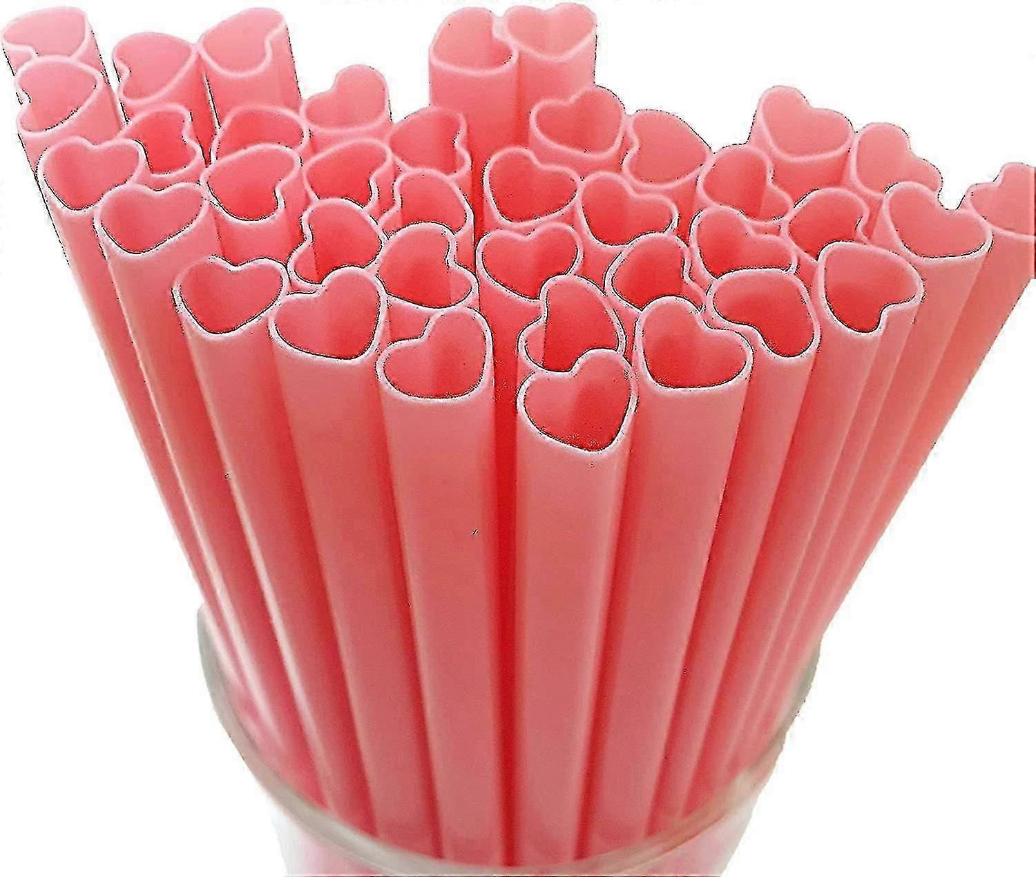 Heart Shaped Drinking Strawspink 26-27